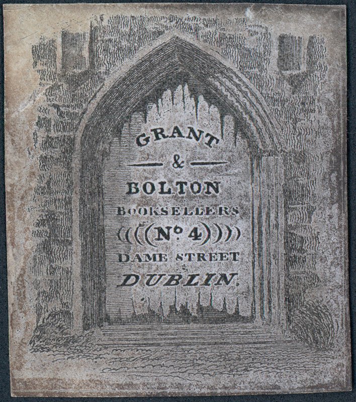 Ticaret kartı, Grant & Bolton by Irish School