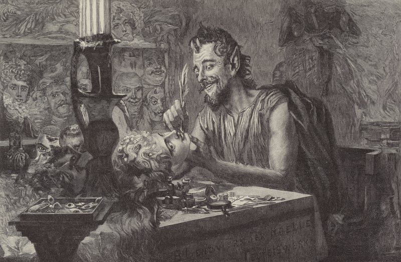 Şeytan maskeler yaratır by Ismael after Gentz