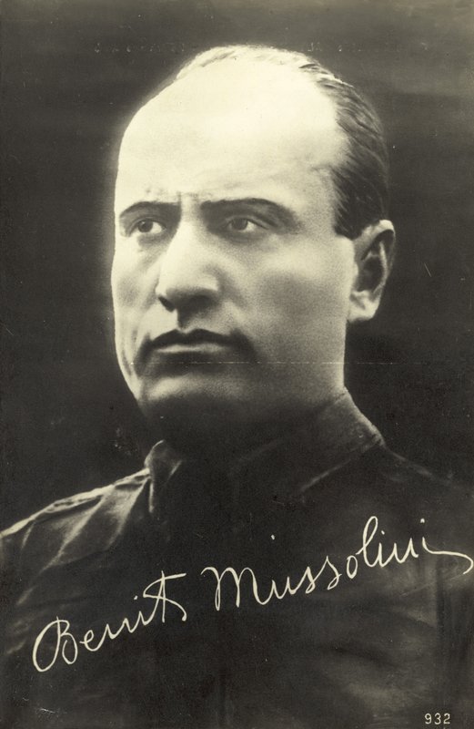 Benito Mussolini by Italian Photographer