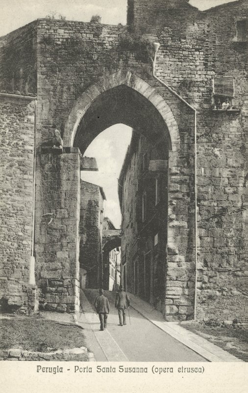 Perugia, Porta Santa Susanna by Italian Photographer