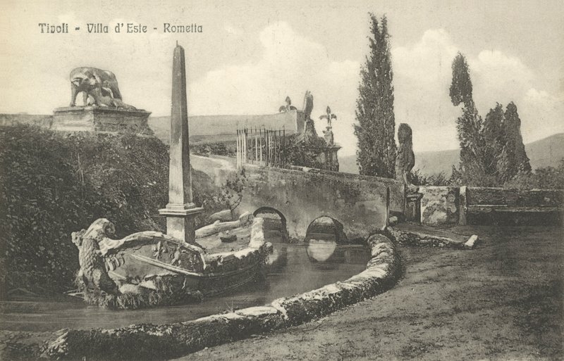 Tivoli, Villa DEste, Rometta by Italian Photographer