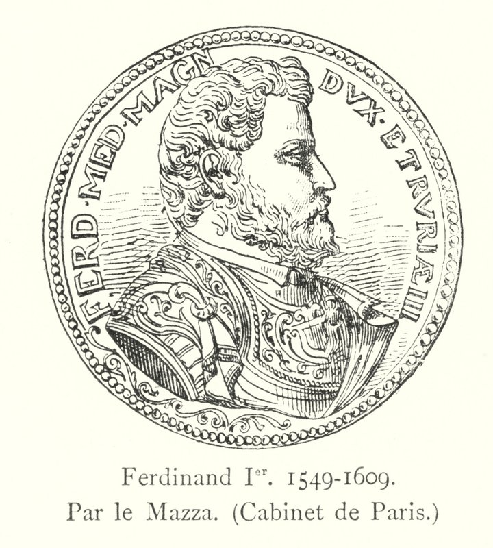 Ferdinand I, 1549-1609, Mazza tarafından, Kabine de Paris by Italian School