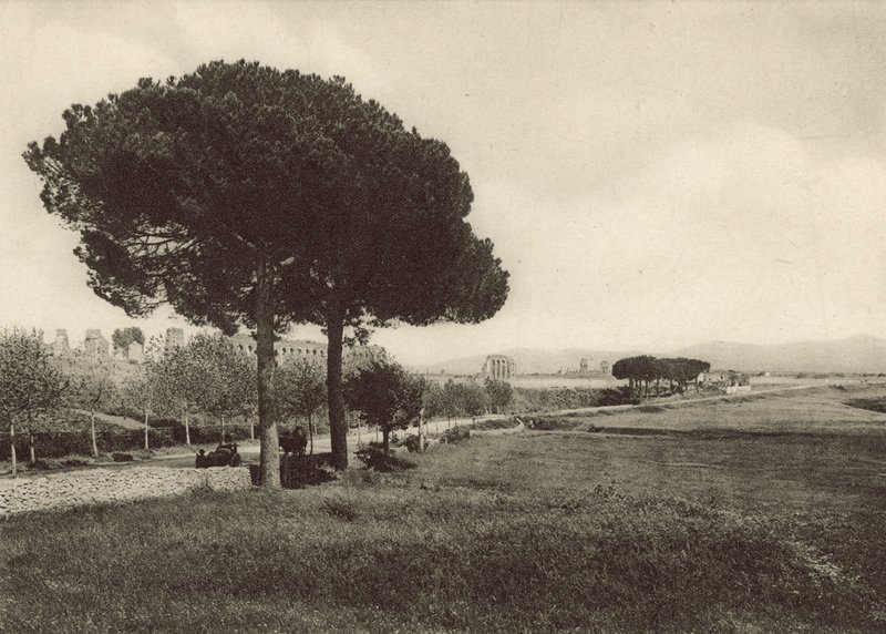 Yeni Appian Yolu üzerinde Claudius Su Kemeri by Italian Photographer