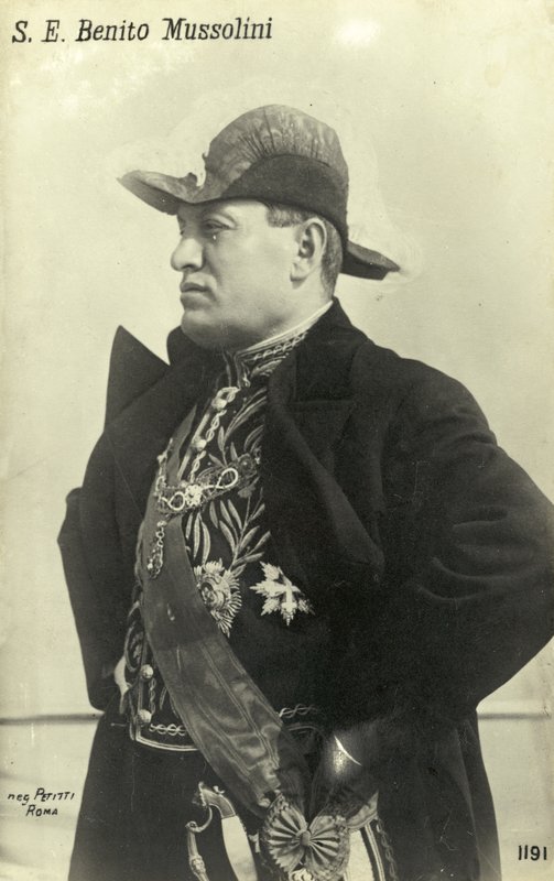 Benito Mussolini by Italian Photographer