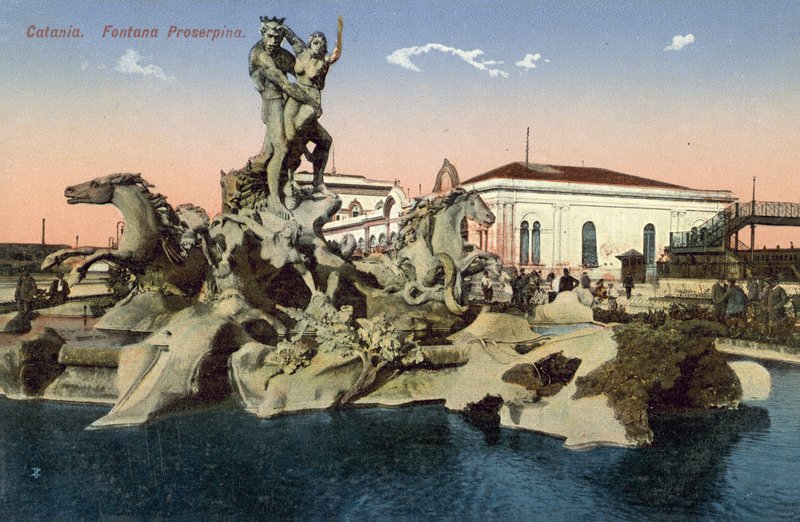 Catania, İtalya, Proserpina Çeşmesi by Italian Photographer
