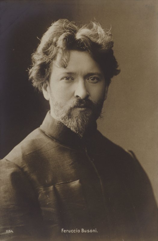 Feruccio Busoni, İtalyan besteci ve piyanist by Italian Photographer