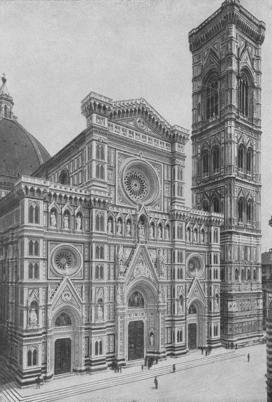 Floransa, Duomo ve Campanile by Italian Photographer