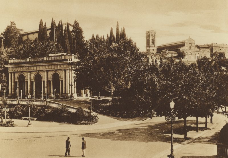 Firenze / Floransa: Loggetta, S Salvatore Kilisesi ve S Miniato Bazilikası ile Piazzale Michelangiolo