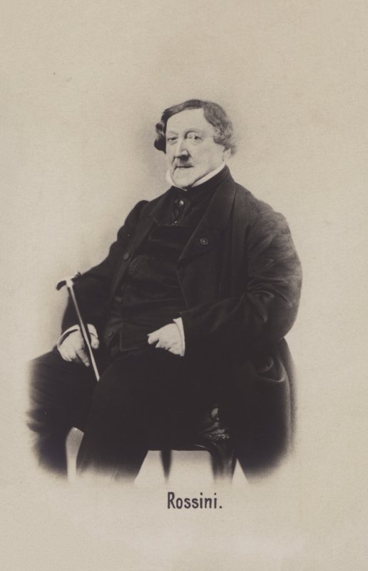 Gioachino Rossini, İtalyan besteci by Italian Photographer