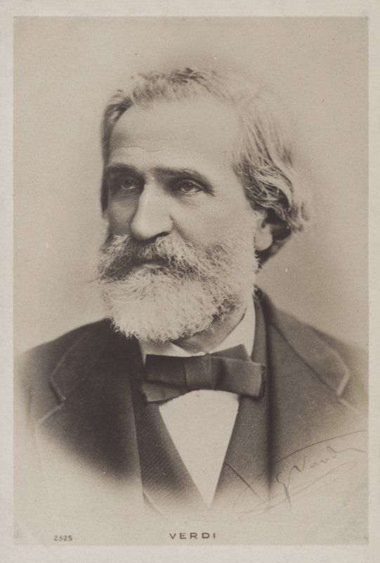 Giuseppe Verdi, İtalyan besteci by Italian Photographer