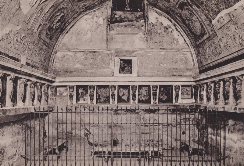 Interno Dei Bagni Del Foro, Forum Hamamı İçi (s/b fotoğraf) by Italian Photographer