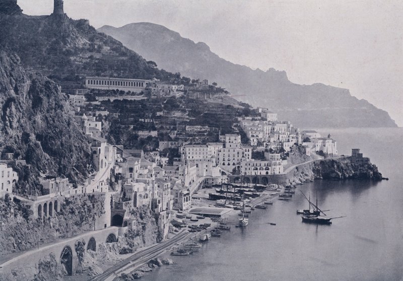 İtalya: Amalfi (s/b fotoğraf) by Italian Photographer