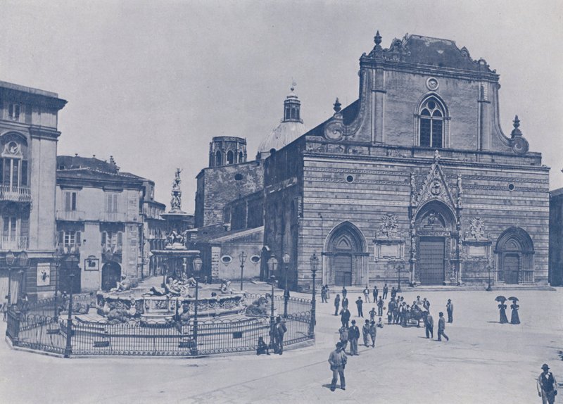 İtalya: Messina, Katedral (s/b fotoğraf) by Italian Photographer