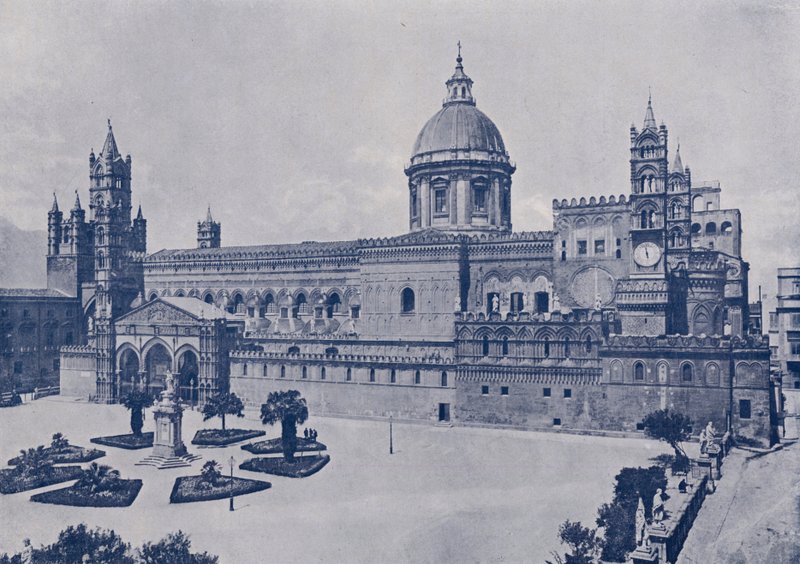 İtalya: Palermo, Katedral (s/b fotoğraf) by Italian Photographer