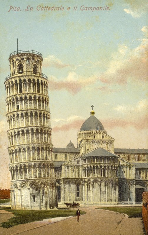 Eğik Pisa Kulesi ve Pisa Katedrali by Italian Photographer