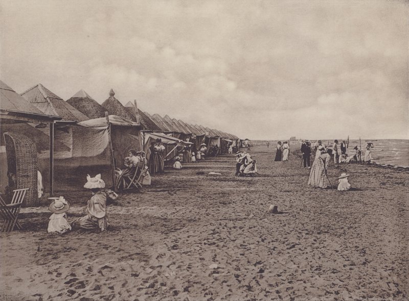 Lido, Plaj (s / b fotoğraf) by Italian Photographer