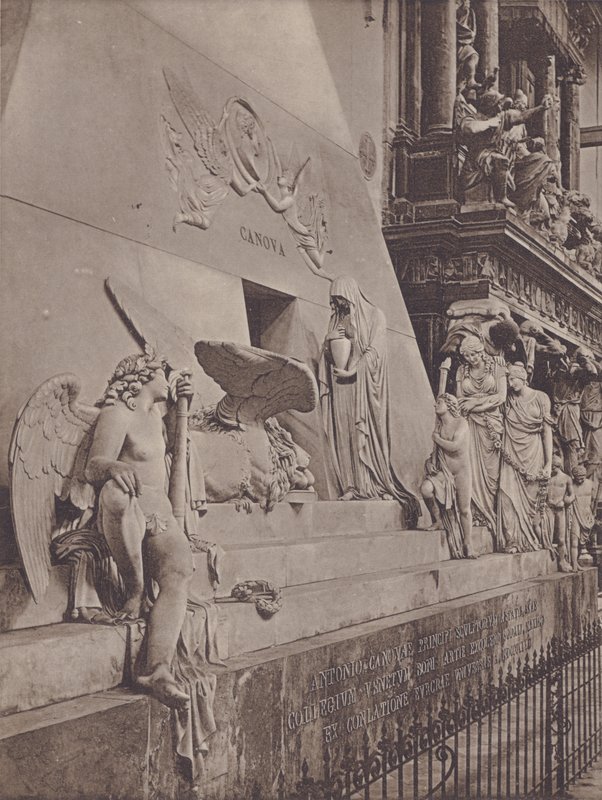 Monumento A Canova (s/b fotoğraf) by Italian Photographer