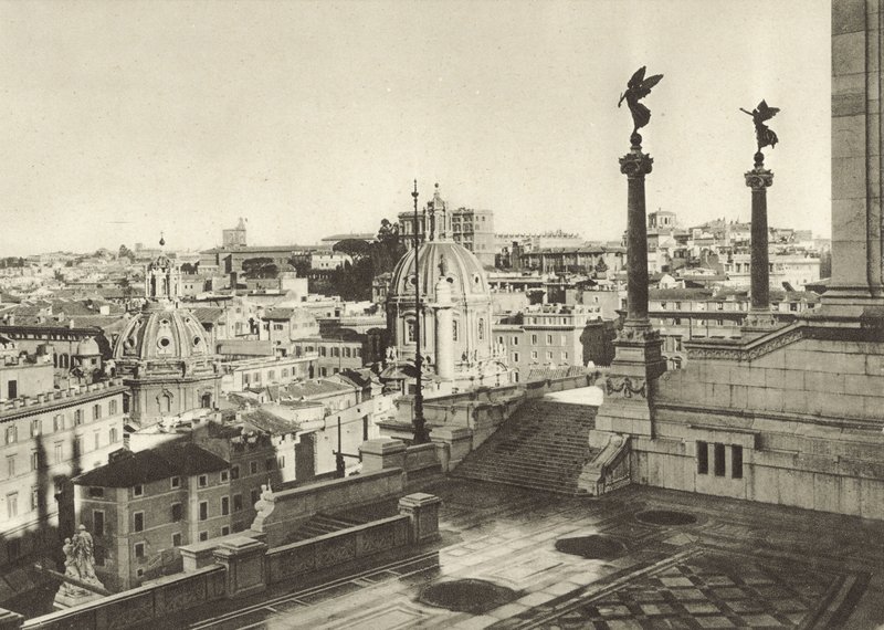 Anıttan Victor Emanuel'e Panorama by Italian Photographer