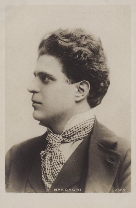 Pietro Mascagni, İtalyan besteci by Italian Photographer