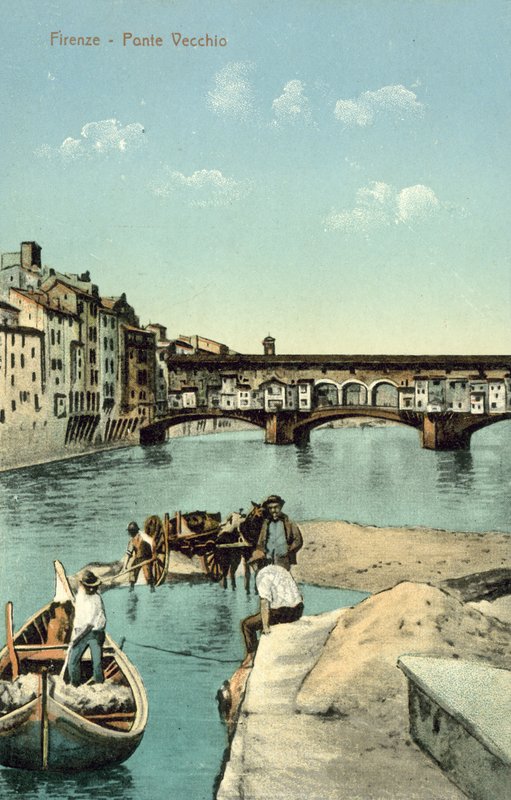 Ponte Vecchio, Floransa (renkli fotoğraf) by Italian Photographer