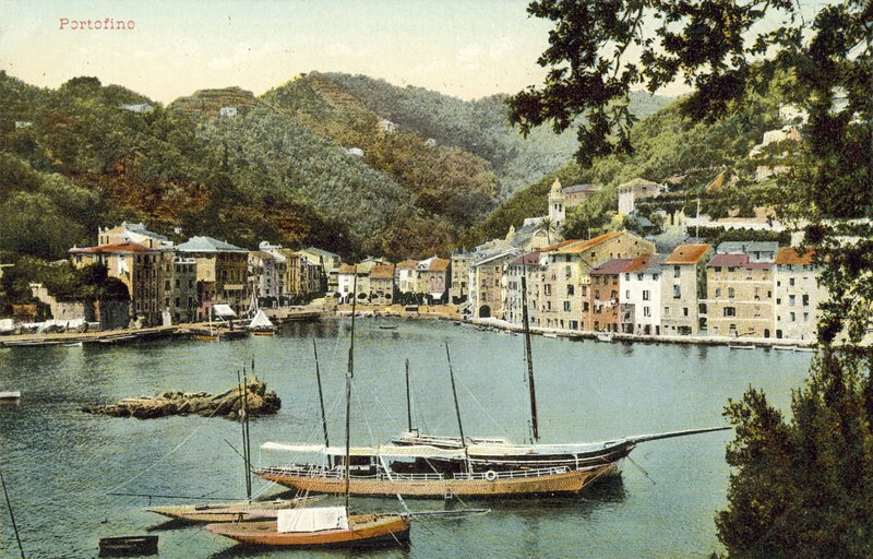 Portofino, İtalya (renkli fotoğraf) by Italian Photographer