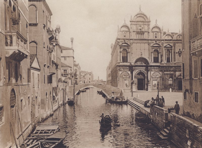 Rio Dei Mendicanti (s / b fotoğraf) by Italian Photographer