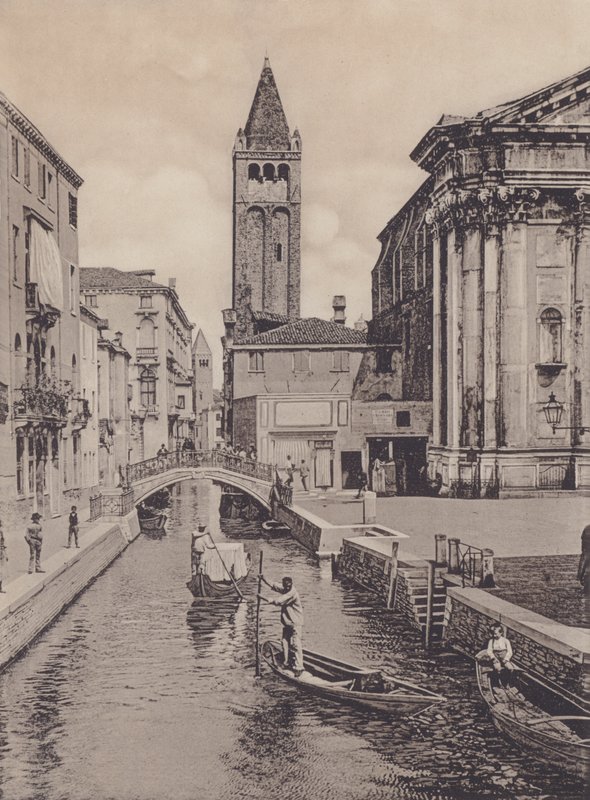 Rio S Barnaba (s/b fotoğraf) by Italian Photographer