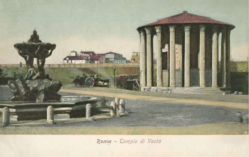 Roma, İtalya, Vesta Tapınağı by Italian Photographer
