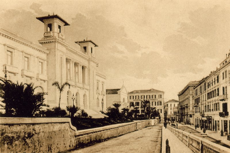 San Remo, Casino Municipale (s/b fotoğraf) by Italian Photographer