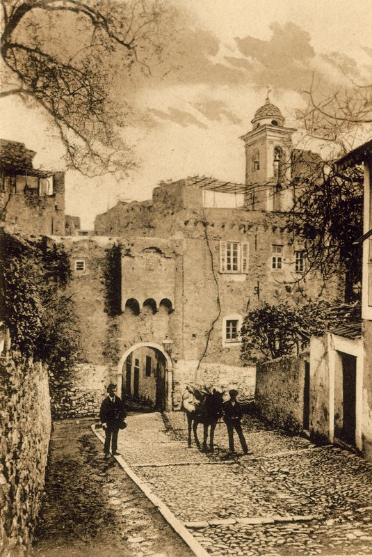 San Remo, Porta S Giuseppe (s / b fotoğraf) by Italian Photographer
