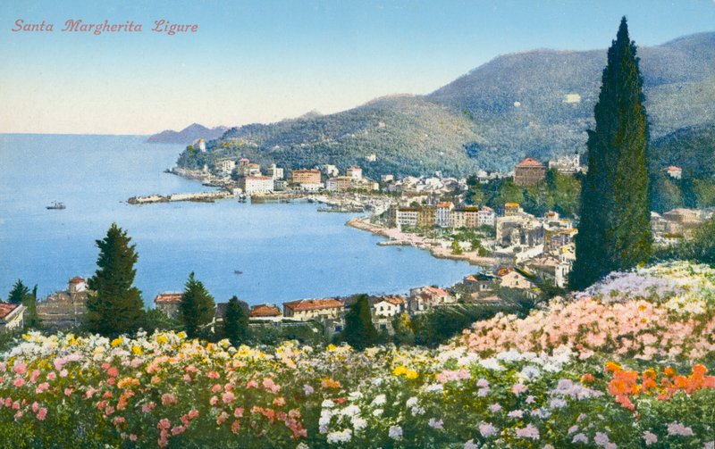 Santa Margherita Ligure, İtalya (renkli fotoğraf) by Italian Photographer