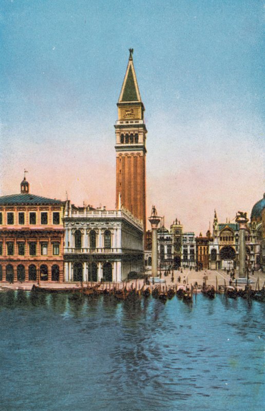 Venedik/Venedik: Piazzetta s Marco dal Mare (renkli fotoğraf) by Italian Photographer