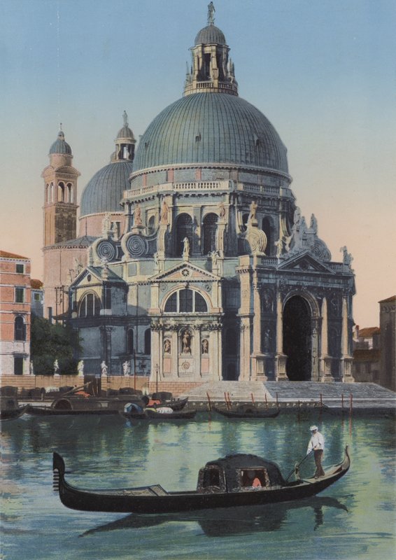 Venedik, Selam Kilisesi (renkli fotoğraf) by Italian Photographer