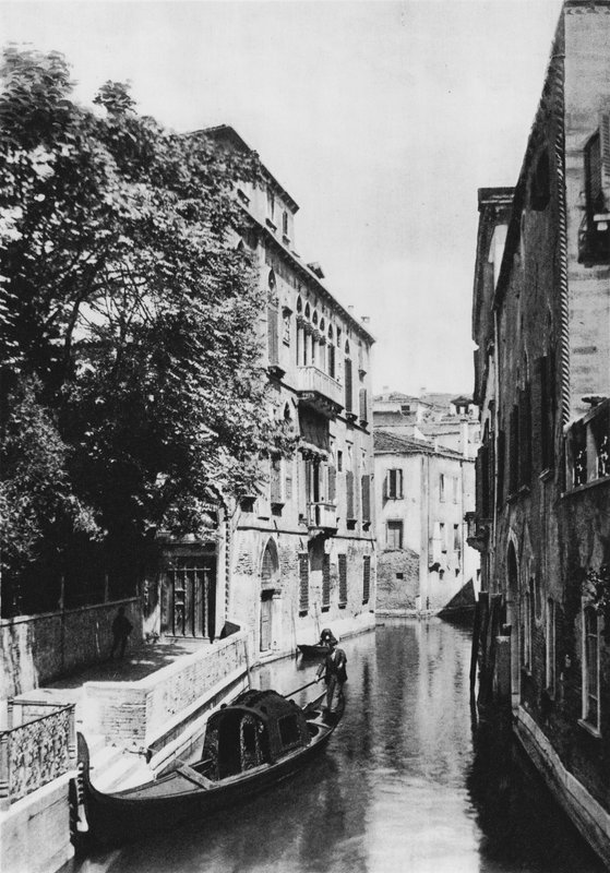 Venedik, Palazzo Van-Axel (s / b fotoğraf) by Italian Photographer