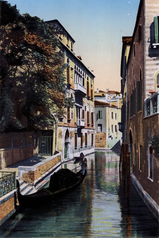 Venedik, Palazzo Van Axel (renkli fotoğraf) by Italian Photographer