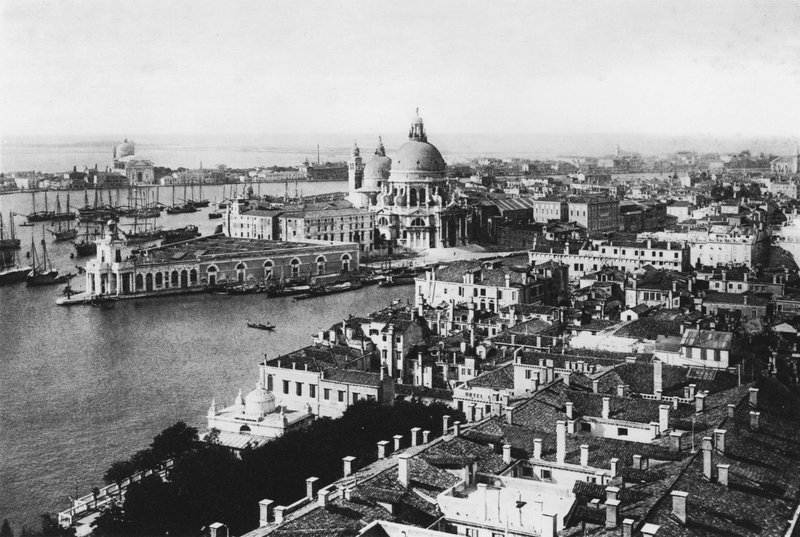 Venezia, Panorama (s/b fotoğraf) by Italian Photographer