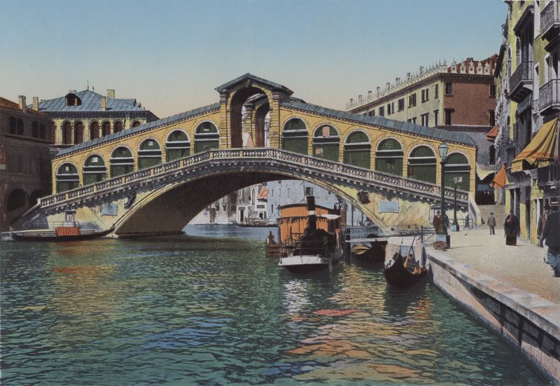Venedik, Rialto Köprüsü by Italian Photographer