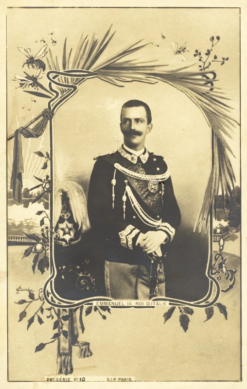 Victor Emmanuel III, İtalya Kralı by Italian Photographer