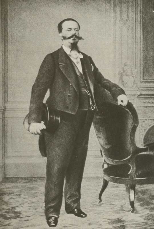 Victor Emmanuel II, İtalya Kralı (s/b fotoğraf) by Italian Photographer