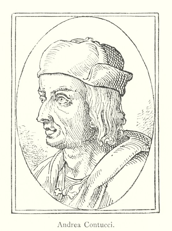 Andrea Contucci (gravür) by Italian School
