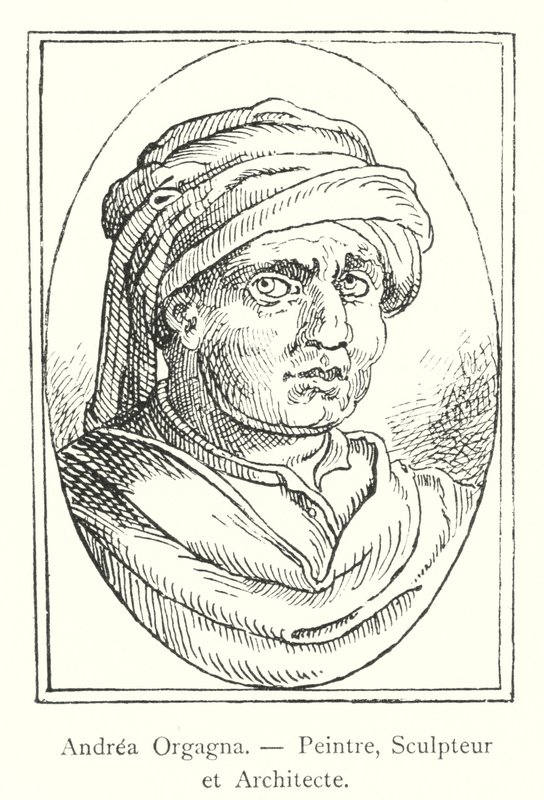 Andrea Orgagna, Ressam, Heykeltıraş ve Mimar (gravür) by Italian School