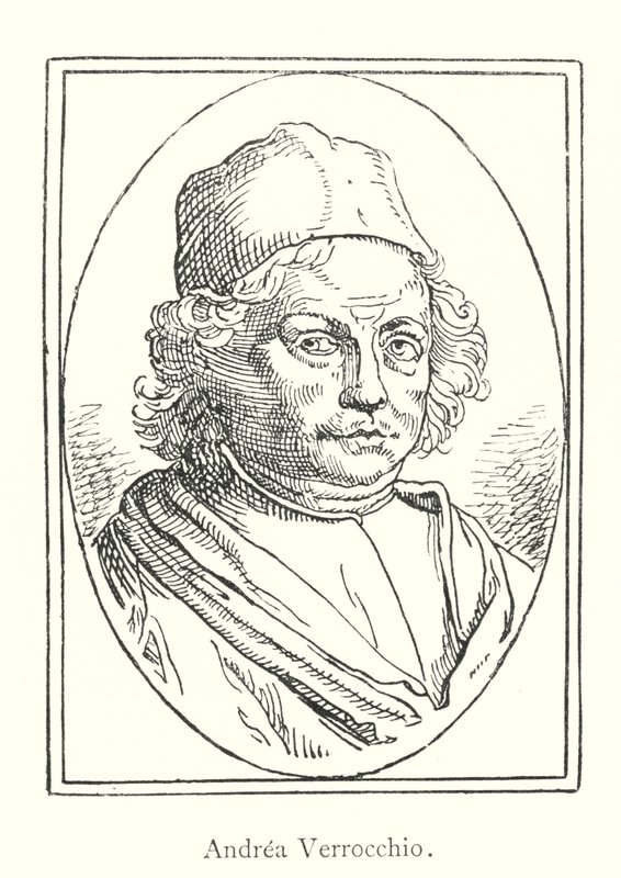 Andrea Verrocchio (gravür) by Italian School