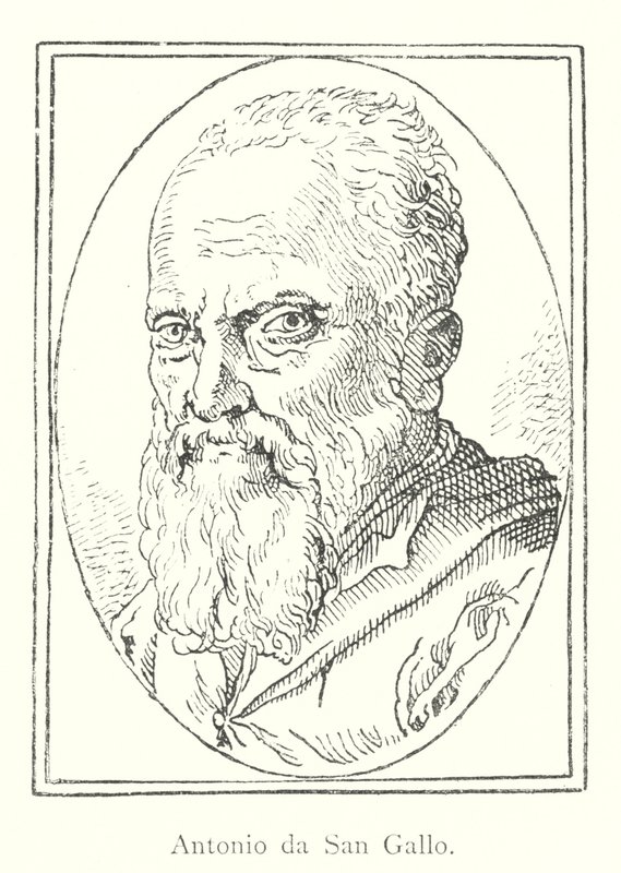 Antonio da San Gallo (gravür) by Italian School