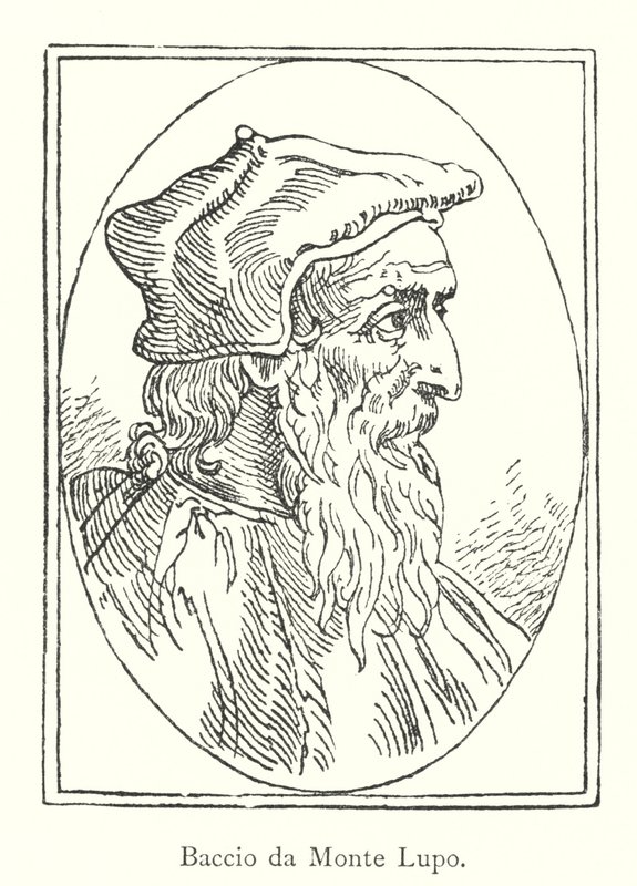 Baccio da Monte Lupo (gravür) by Italian School