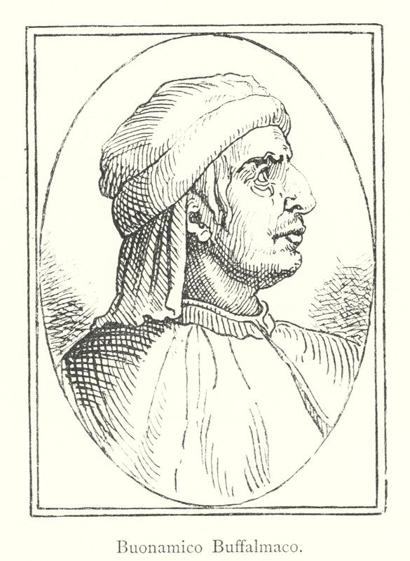 Buonamico Buffalmaco (gravür) by Italian School