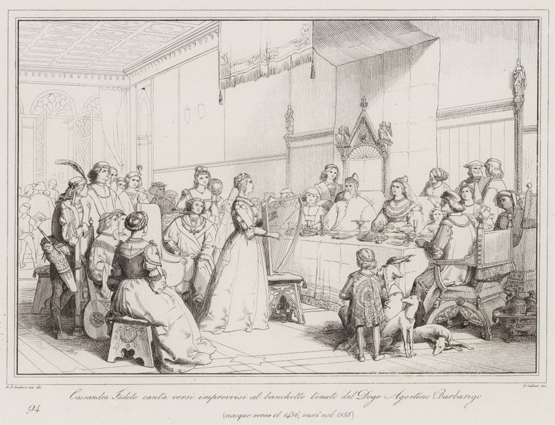 Cassandra Fedele, Doge Agostino Barbarigo