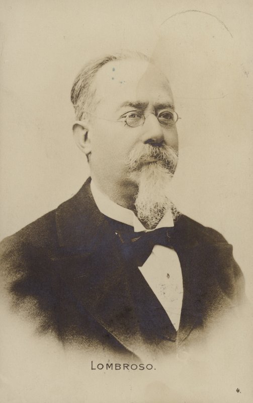 Cesare Lombroso (1835-1909), İtalyan doktor ve kriminolog by Italian School