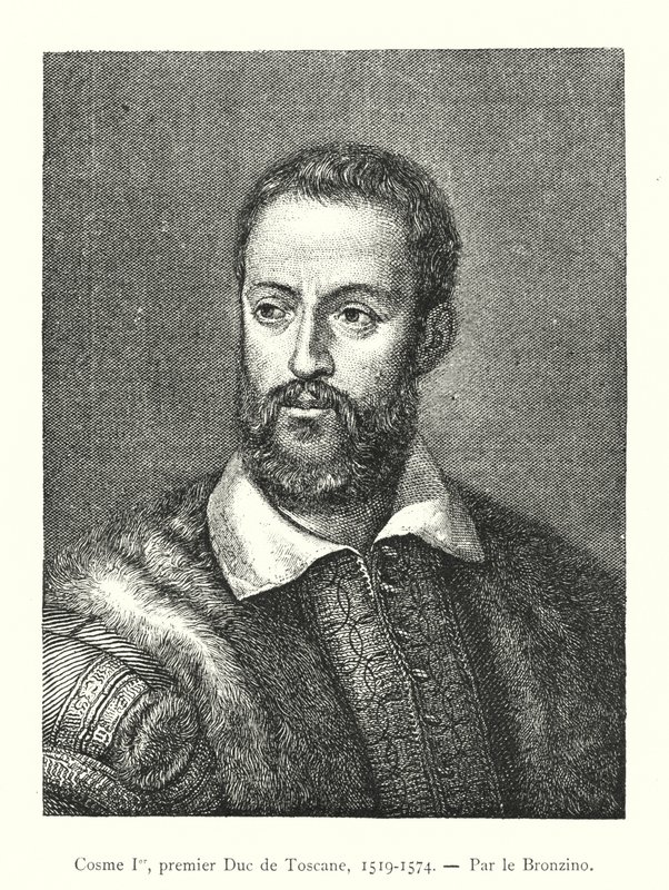 Cosmo I, Toskana