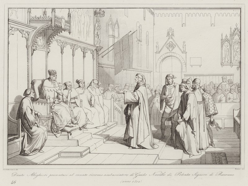 Dante Allighieri, Ravenna Lordu Polenta