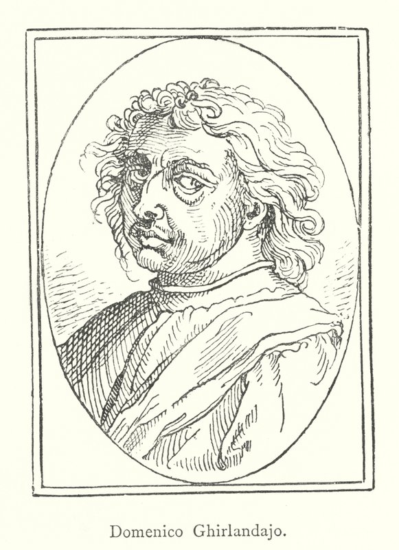 Domenico Ghirlandaio (gravür) by Italian School